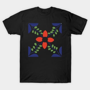 Talavera Red Flower T-Shirt